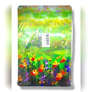 Watercolor Floral Metal Tin Sign